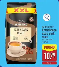 ALDI Barissimo Koffiebonen extra dark roast aanbieding