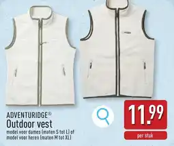 ALDI Adventuridge Outdoor vest aanbieding