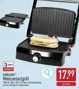 ALDI Ambiano Minicontactgrill aanbieding