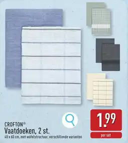 ALDI Crofton Vaatdoeken aanbieding
