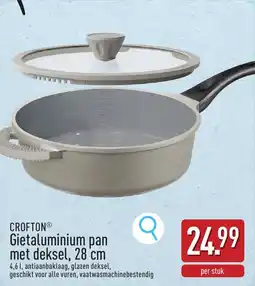 ALDI Crofton Gietaluminium pan met deksel aanbieding