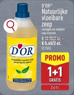 ALDI D'or Natuurlijke vloeibare zeep aanbieding