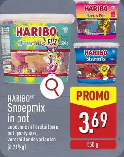 ALDI Haribo Snoepmix in pot aanbieding