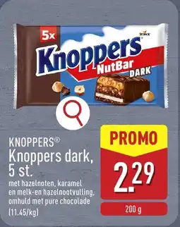 ALDI Knoppers dark aanbieding