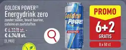 ALDI Golden Power Energydrink zero aanbieding