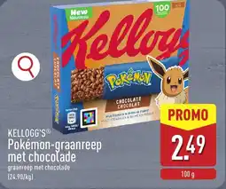 ALDI Kellogg's Pokémon-graanreep met chocolade aanbieding