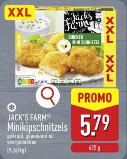 ALDI Jacks Farm Minikipschnitzels aanbieding