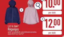 ALDI Lily & Dan Regenjas aanbieding