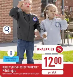 ALDI Disney/Nickelodeon/Marvel Pilotenjas aanbieding