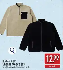 ALDI Up2fashion Sherpa fleece jas aanbieding