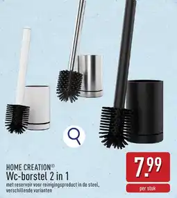 ALDI Home Creation Wc-borstel 2 in 1 aanbieding