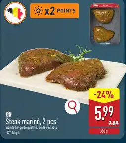 ALDI Steak mariné aanbieding