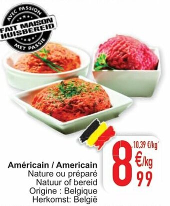 Cora Americain/Americain aanbieding