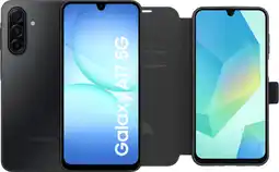 Coolblue Samsung Galaxy A17 128 Go Noir 5G + BlueBuilt Book Case Noir aanbieding
