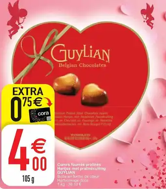 Coeurs fourres pralines Hartjes met pralinevulling Guylian 105g