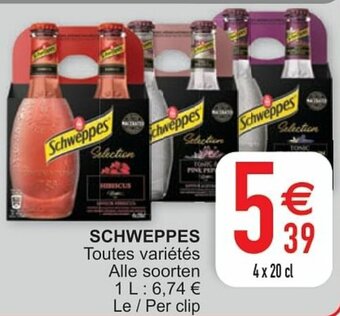 Cora Schweppes aanbieding