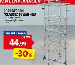 Hubo droogtoren classic tower 450 aanbieding