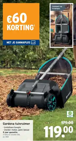 GAMMA Gardena tuinruimer aanbieding