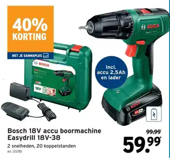 Bosch 18v accu boormachine easydrill 18v-38
