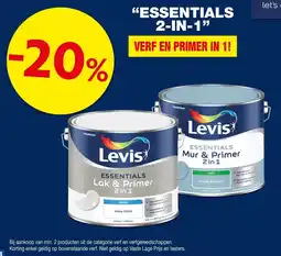 Hubo Levis essentials lak & primer 2in1 aanbieding