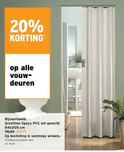GAMMA vouw-deuren aanbieding