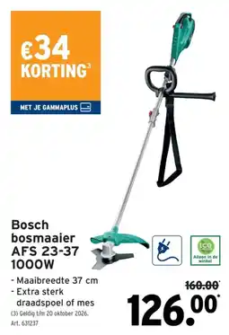 GAMMA Bosch bosmaaier aanbieding