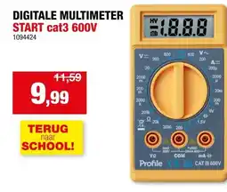 Hubo Digitale multimeter start cat3 600v aanbieding