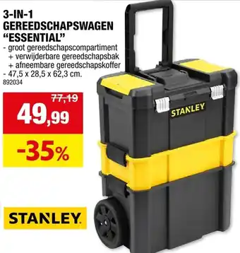 3-in-1 gereedschapswagen essential