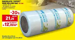 Hubo Dakisolatie Expert voor hellend dak aanbieding