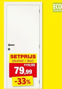 Hubo Deurkast + deur aanbieding