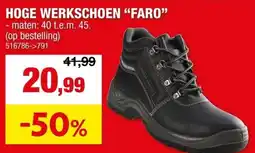 Hubo Hoge werkschoenen faro aanbieding