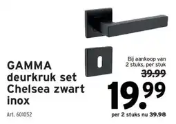 GAMMA deurkruk set Chelsea aanbieding