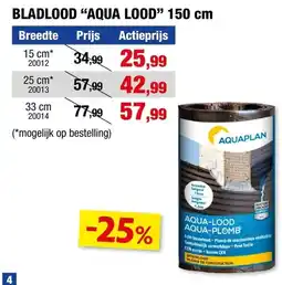 Hubo Bladlood aqua lood aanbieding