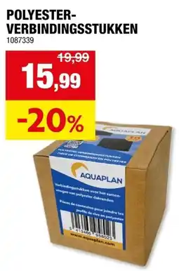 Hubo polyester-verbindingsstukken aanbieding