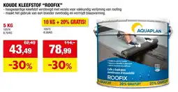 Hubo Koude kleefstof rooffix aanbieding