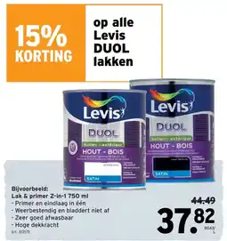 GAMMA Levis duol lakken aanbieding