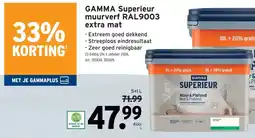GAMMA GAMMA Superieur muurverf aanbieding