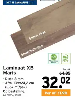 GAMMA Laminaat XB Maris aanbieding