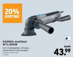 GAMMA gamma multitool aanbieding