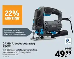 GAMMA gamma decoupeerzaag aanbieding