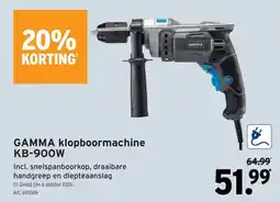 GAMMA gamma klopboormachine kb-900w aanbieding