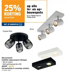 GAMMA Gamma opbouwspots bellagio aanbieding