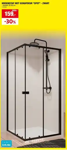 Hubo Hoekinstap met schuifdeur aanbieding