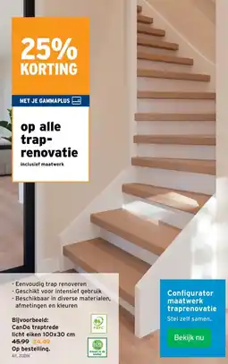 GAMMA Traprenovatie aanbieding