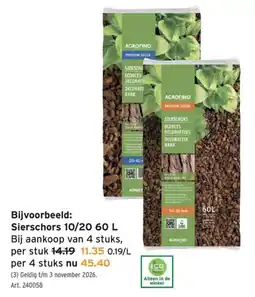GAMMA Sierschors 10/20 aanbieding