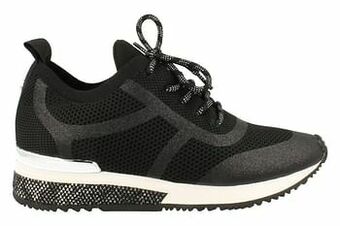 Berca Shoes La Strada Sneaker Laag Dames Trend Mesh - Zwart aanbieding