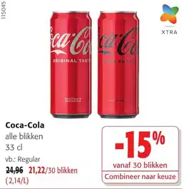Colruyt Coca-Cola alle blikken aanbieding