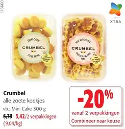 Colruyt Crumbel alle zoete koekjes aanbieding