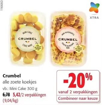 Colruyt Crumbel alle zoete koekjes aanbieding