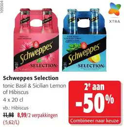 Colruyt Schweppes Selection aanbieding